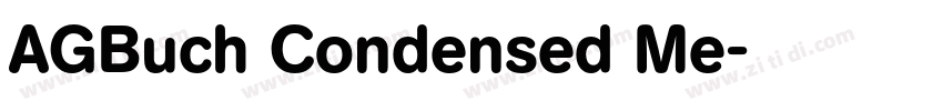 AGBuch Condensed Me字体转换